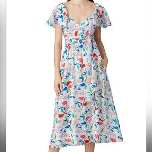 Tanya Taylor size 2 flamingo 🦩 teigan dress